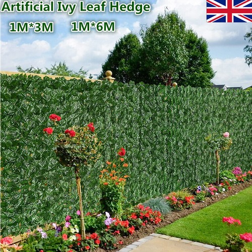 Artificial ivy leaf hedge - artificial,